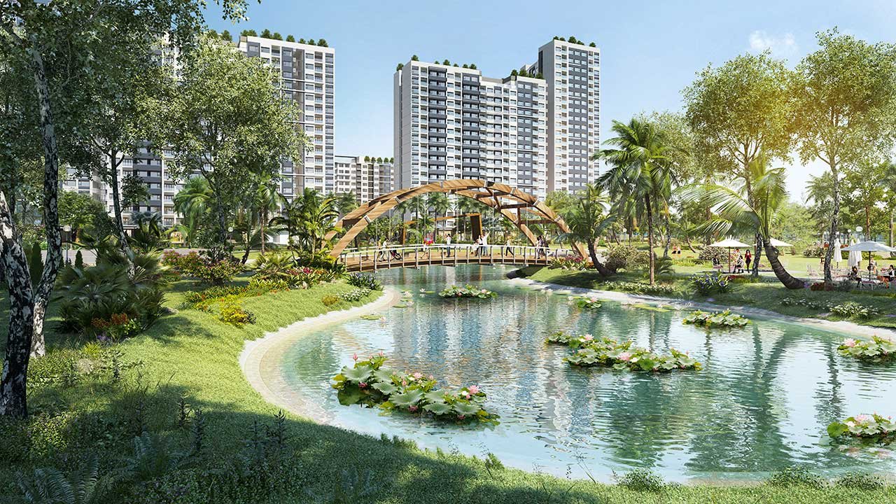Công viên trung tâm dự án New City Thủ Thiêm