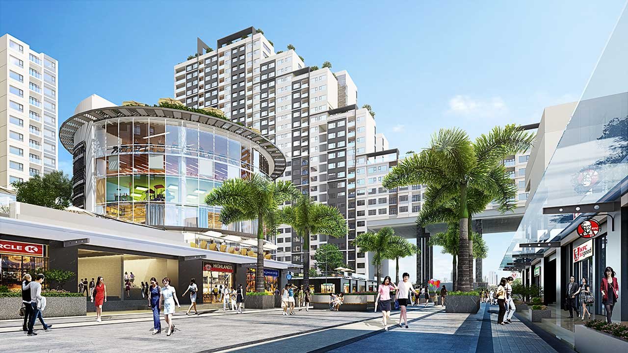 Trung tâm mua sắm giải trí ở New City Thủ Thiêm