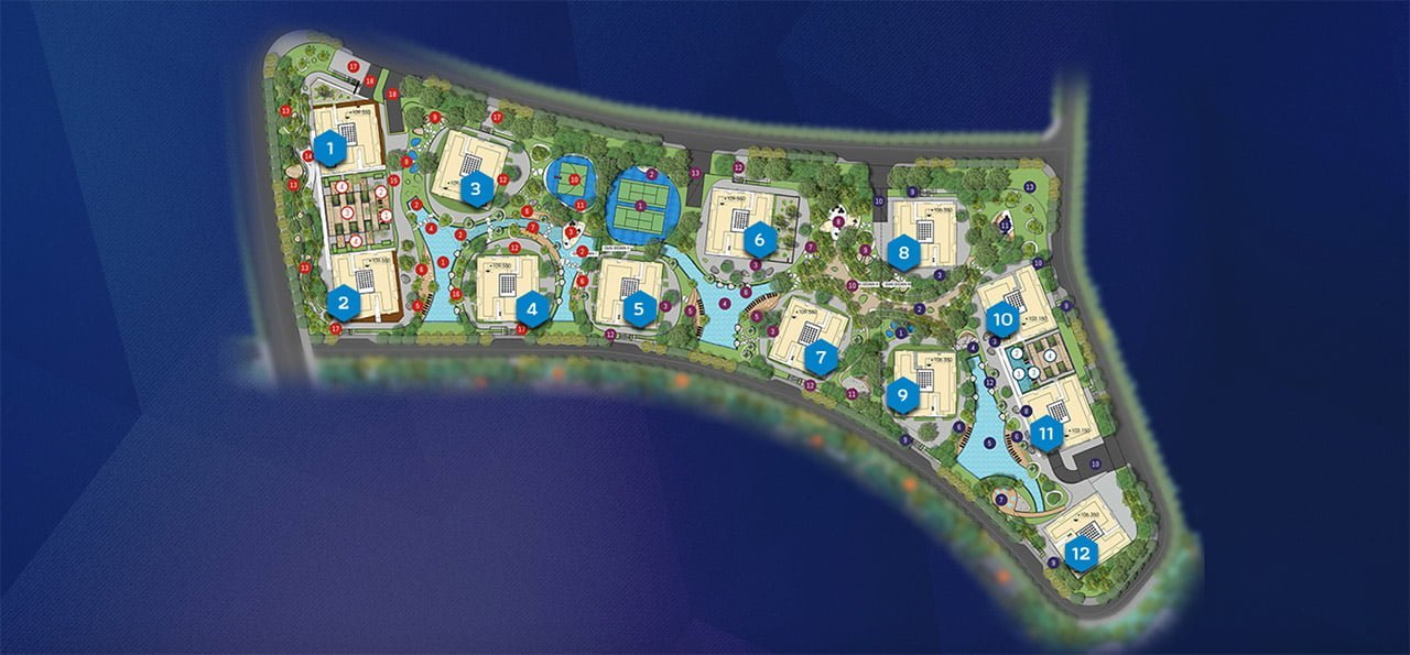 Mặt bằng căn hộ Gem Riverside bản mới chính thức