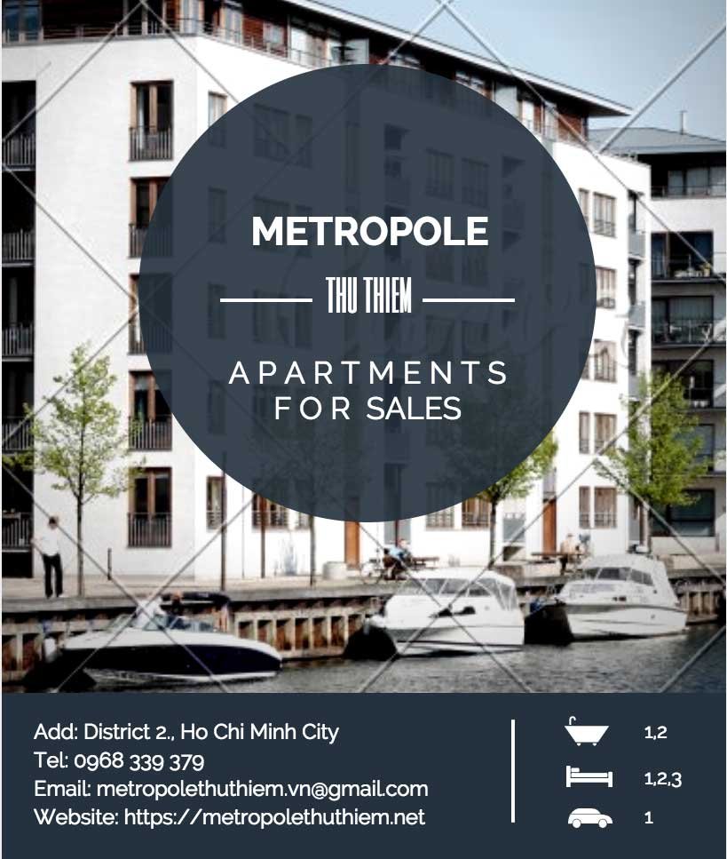 Bán căn hộ Metropole Thủ Thiêm đợt đầu tiên