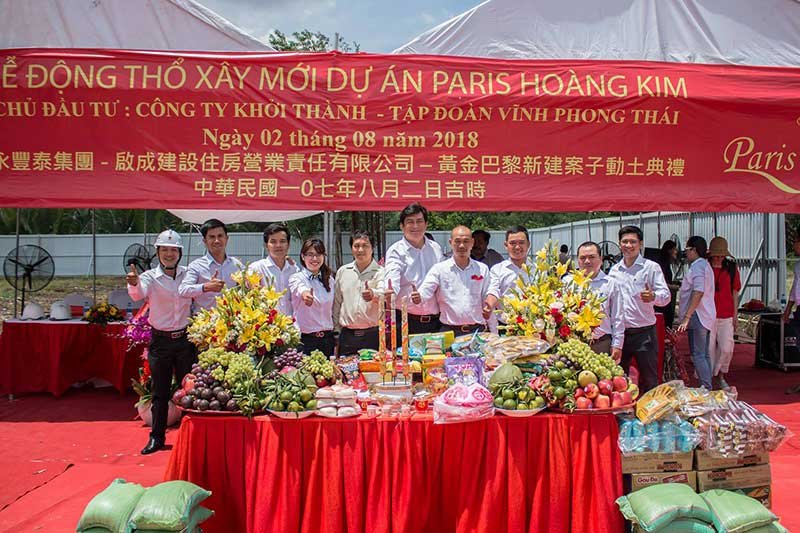 Lễ động thổ dự án Paris Hoàng Kim