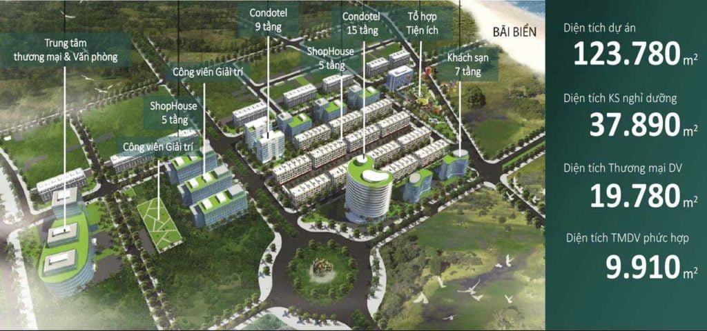 Mặt bằng dự án Sim Island Phú Quốc