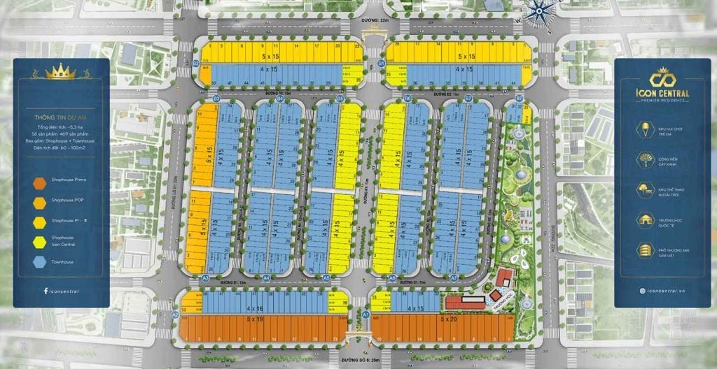 Mặt bằng phân lô bán nền