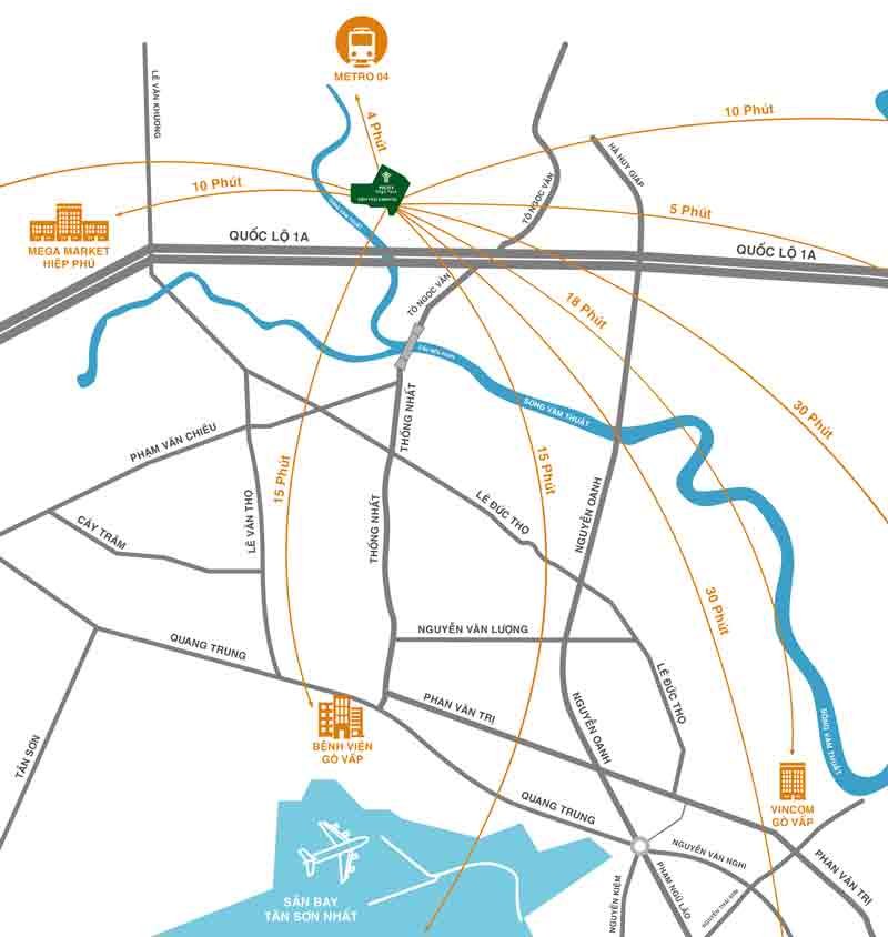 Vị trí dự án Picity High Park