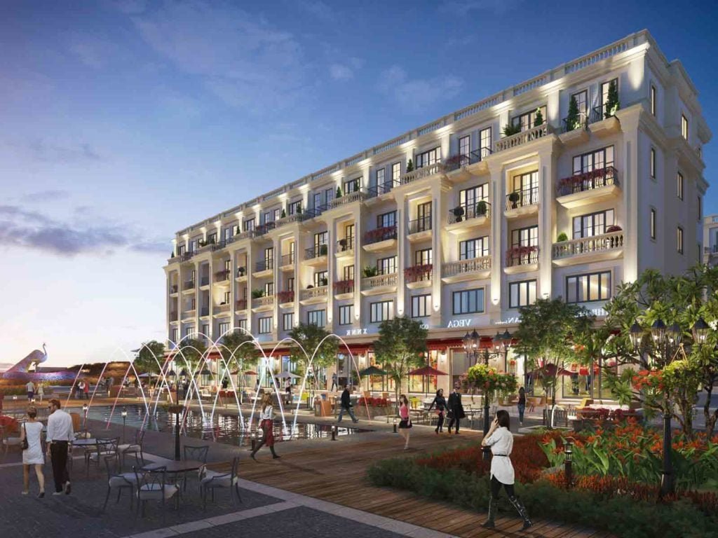 Phối cảnh khu Shophouse Sim De Maison