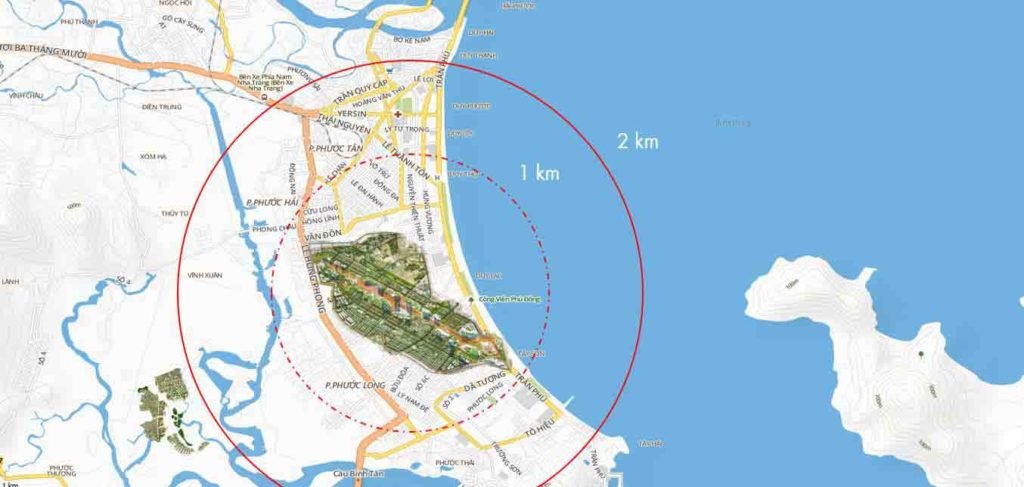 Vị trí dự án Piania Nha Trang
