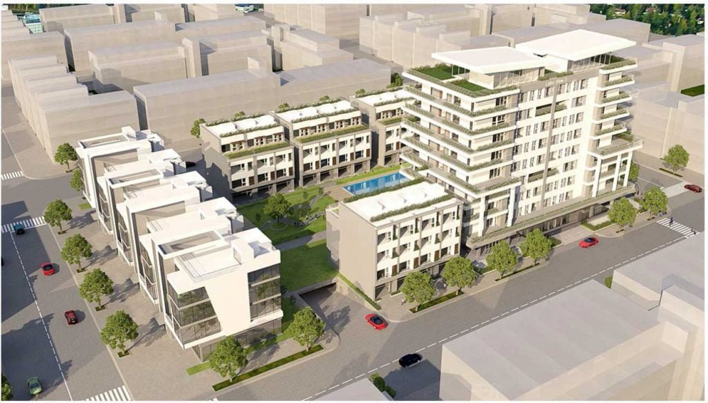 Hình phối cảnh dự án khu căn hộ và nhà phố D'verano Quận 2