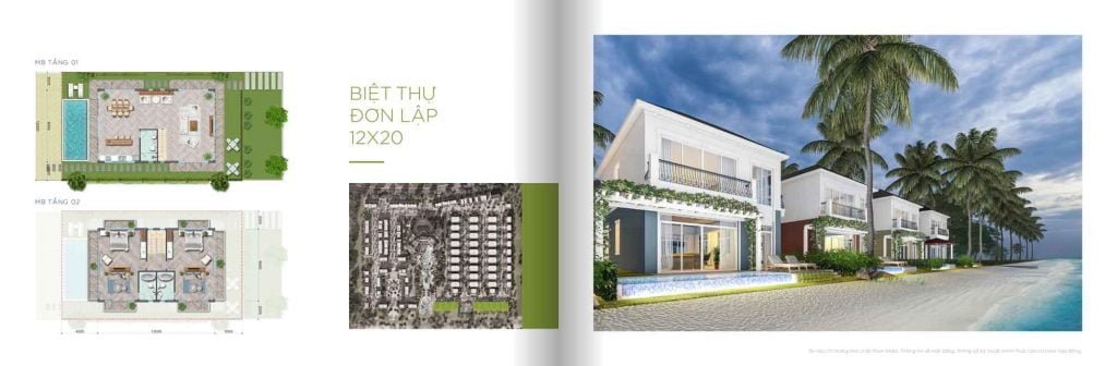 Mặt bằng biệt thự đơn lập