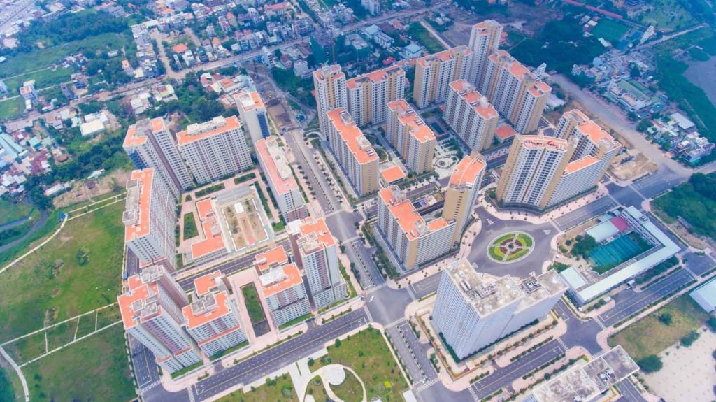 Flycam dự án căn hộ Thủ Thiêm Midtown