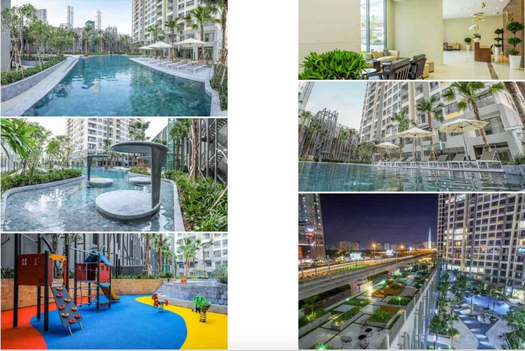 Hệ thống dịch vụ tiện ích nội ngoại khu dự án Masterise Centre Point