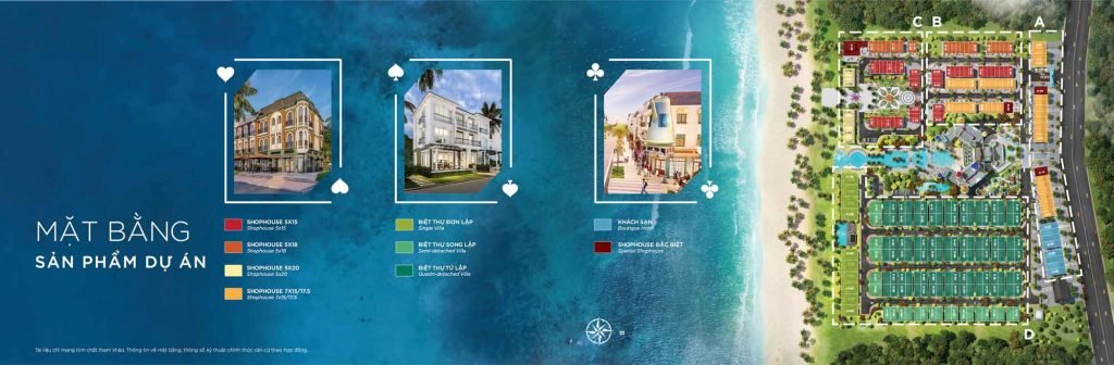 Mặt bằng sản phẩm dự án