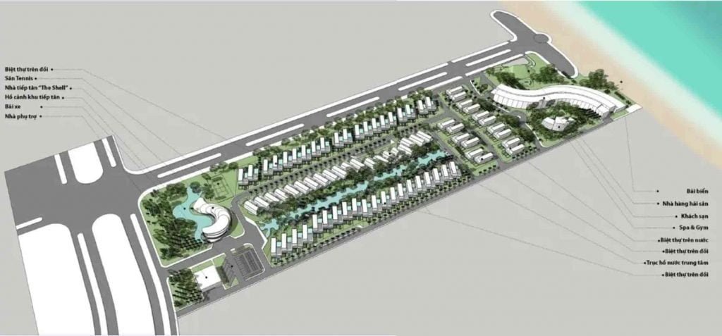 Mặt bằng tổng thể khu A