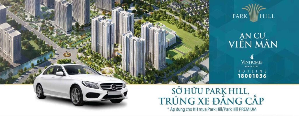 Sở hữu Park Hill Premium trúng xe đẳng cấp