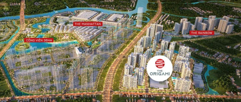 Phân khu The Origami trong đại đô thị Vinhomes Grand Park Quận 9