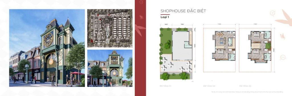 Mặt bằng Shophouse Type C