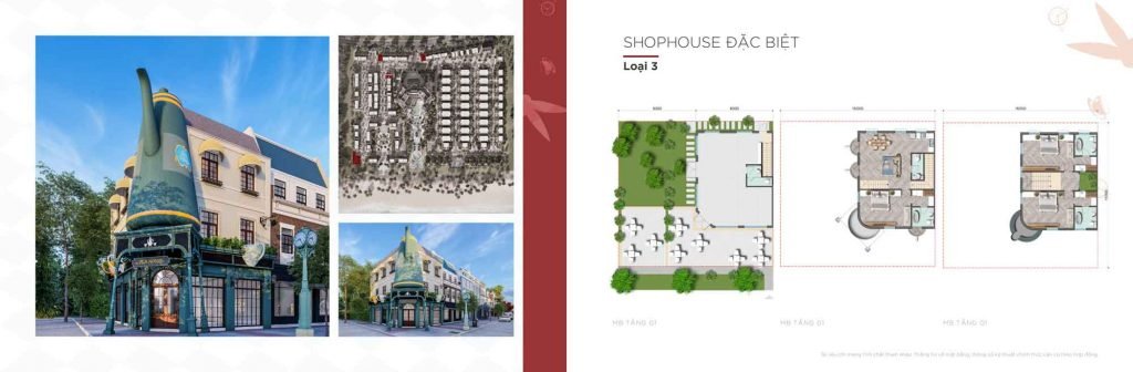 Mặt bằng Shophouse Type E