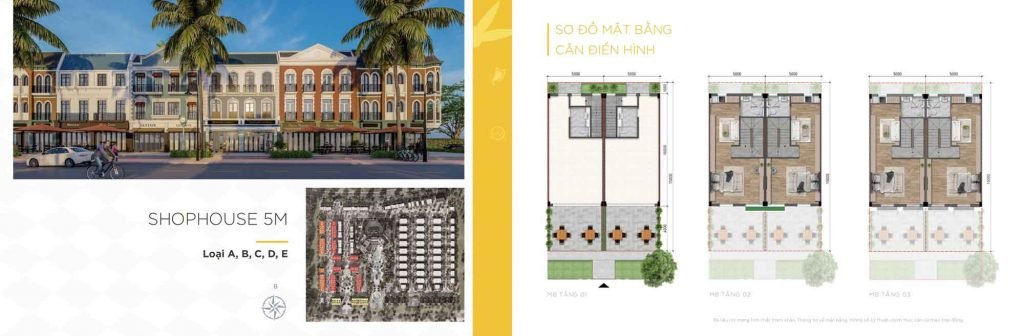 Mặt bằng Shophouse Type G