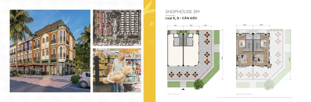 Mặt bằng Shophouse Type K