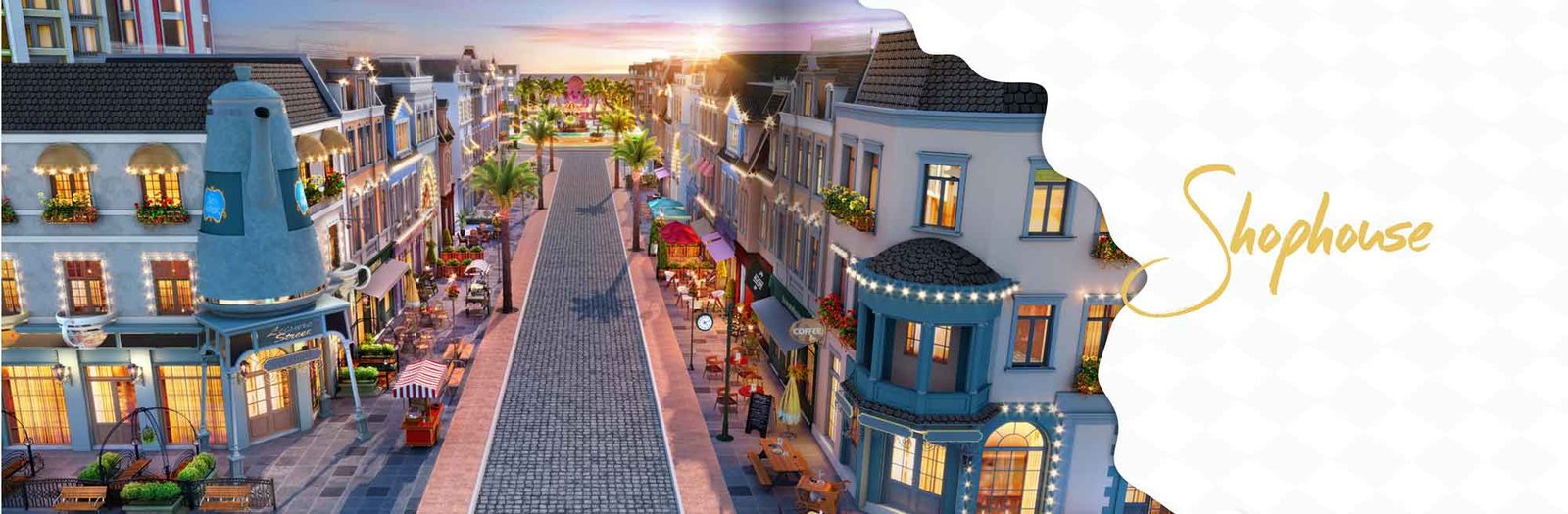 Shophouse Wonderland cổ tích giữa “trái tim” Hồ Tràm