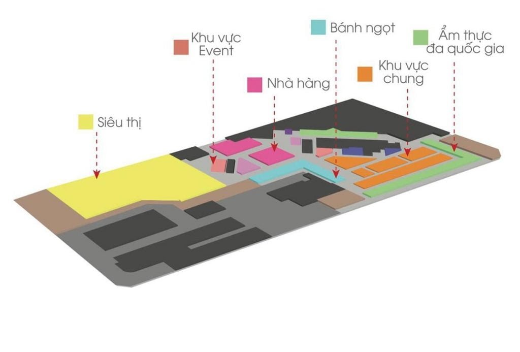Tầng hầm B1 của trung tâm thương mại Socar Mall