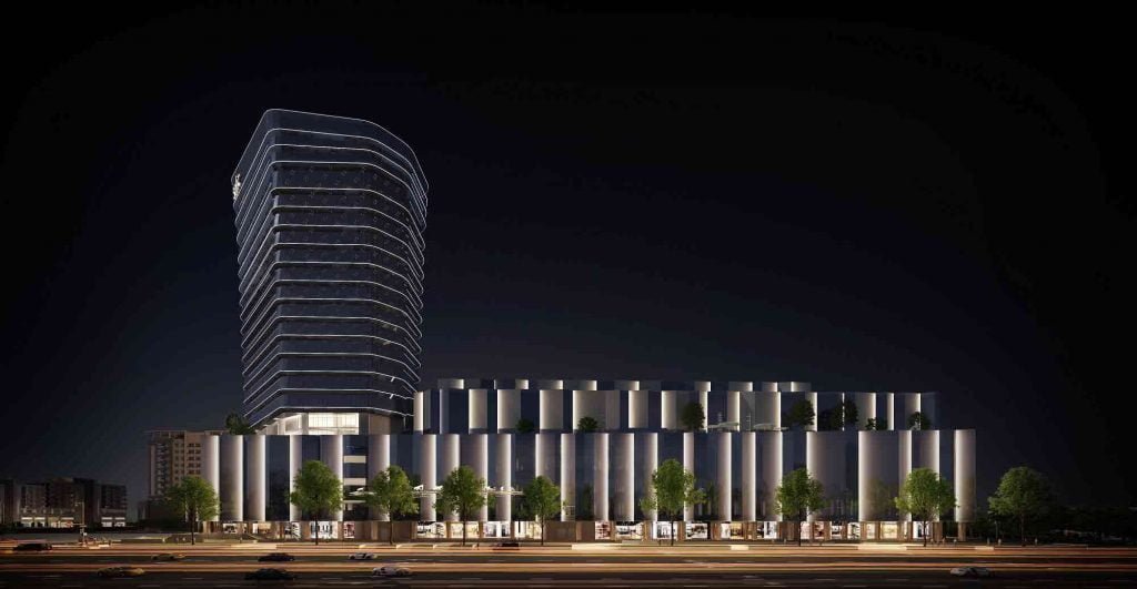 Hệ thống đèn LED quảng cáo trong tòa nhà