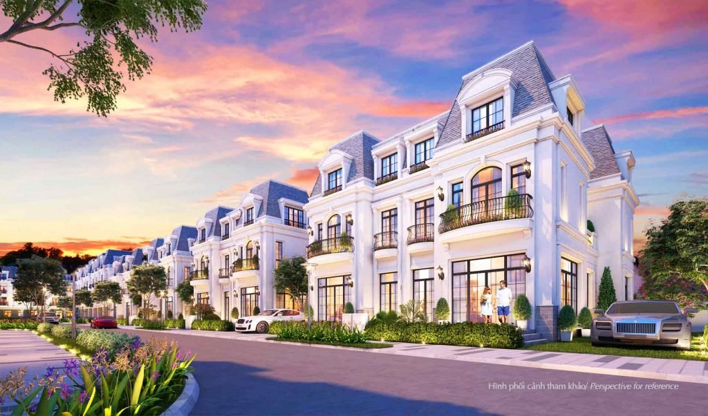 Hình minh họa biệt thự song lập Amelie Villa