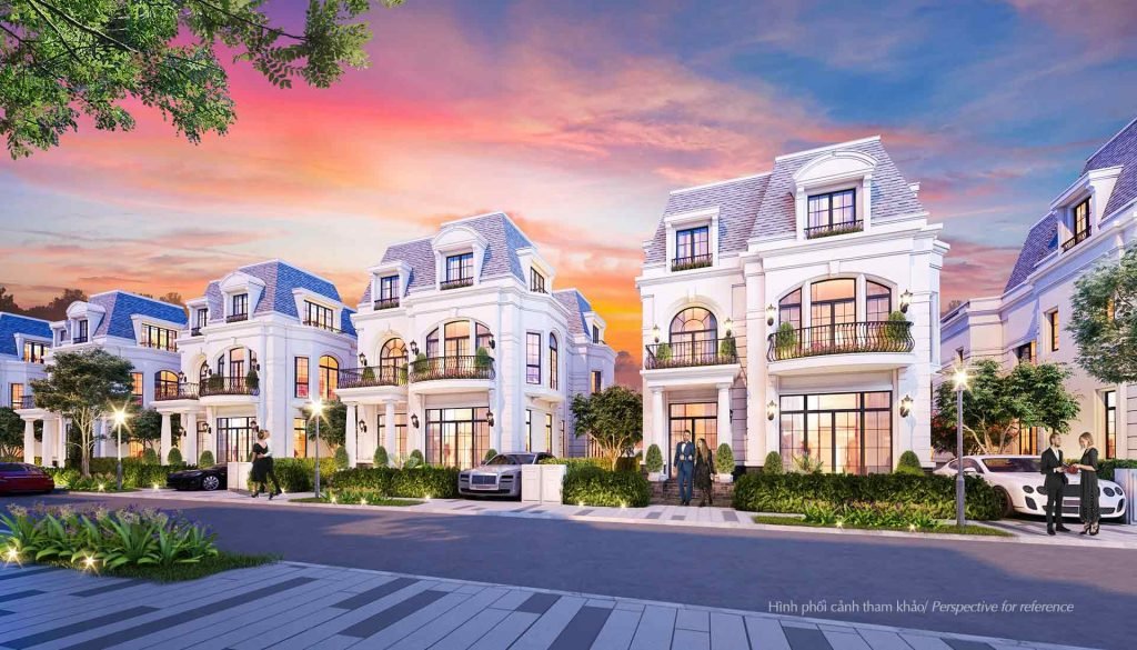 Hình minh họa biệt thự đơn lập Amelie Villa
