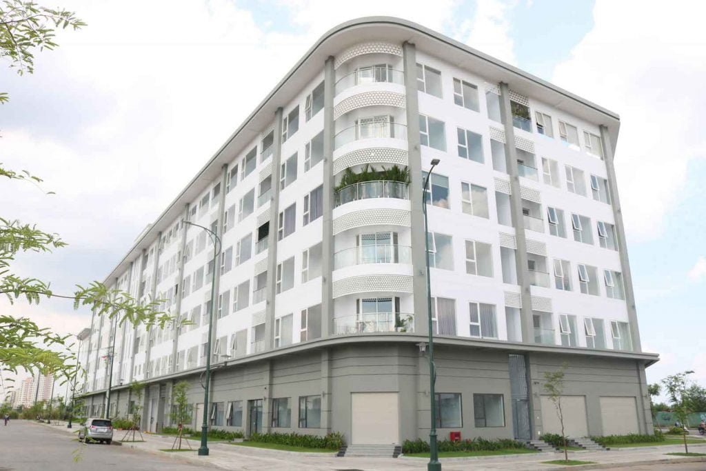 Hình chụp bên ngoài khu căn hộ Lakeview 2