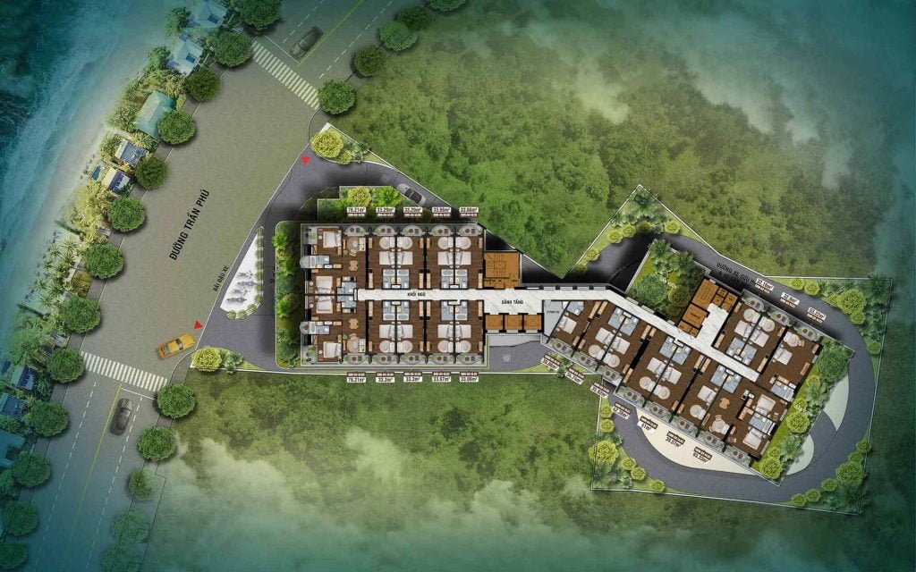 Mặt bằng căn hộ Oyster Gành Hào tầng 4-24