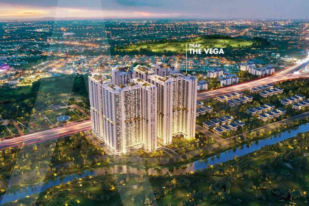 Vị trí tháp Vega được mở bán đợt 1