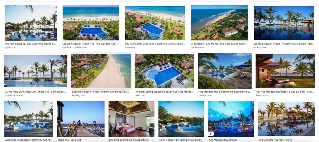 Hình ảnh thực tế khu nghỉ dưỡng Ana Mandara Huế