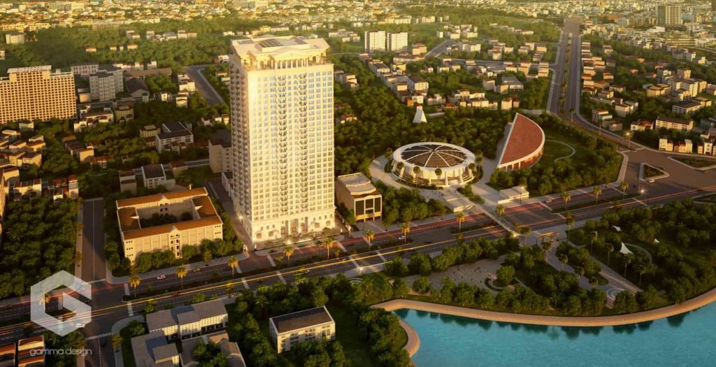 Hình phối cảnh dự án Hanoi Signature