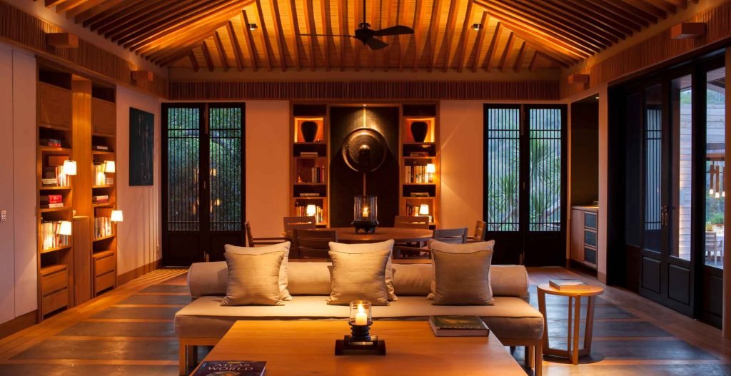 Hình ảnh nội thất bên trong khu biệt thự Amanoi