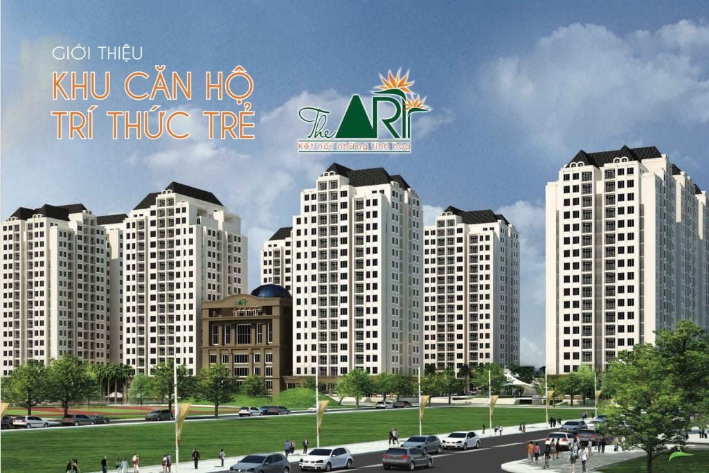 Hình phối cảnh khu căn hộ The Art