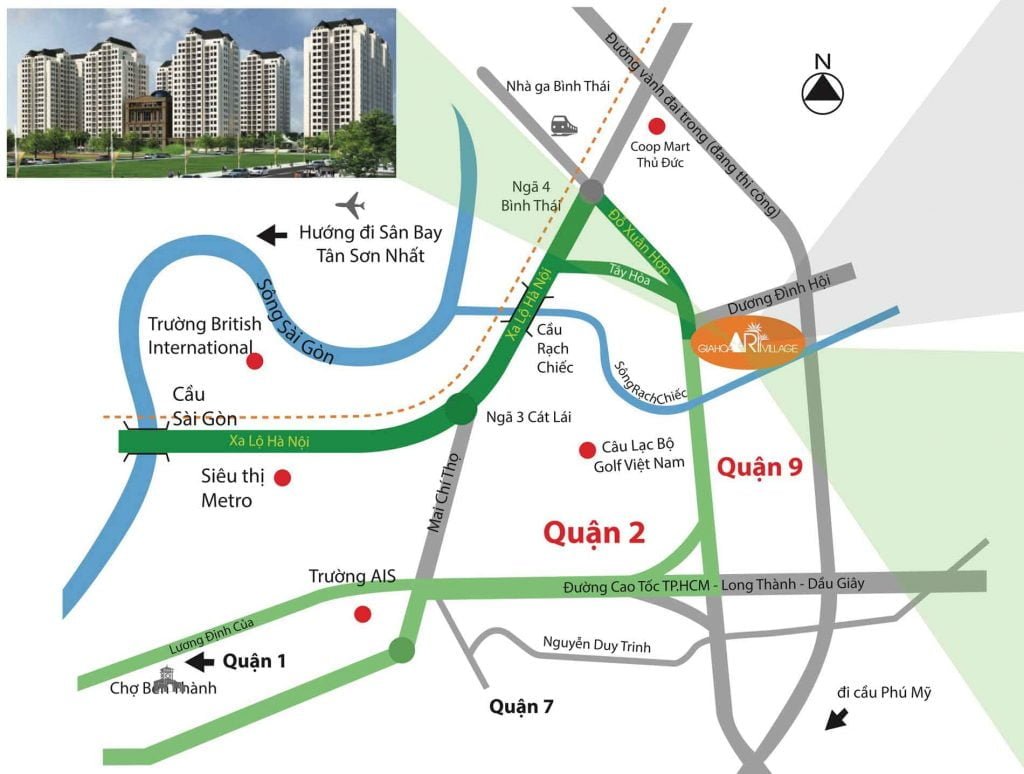 Vị trí khu dân cư Gia Hòa Quận 9