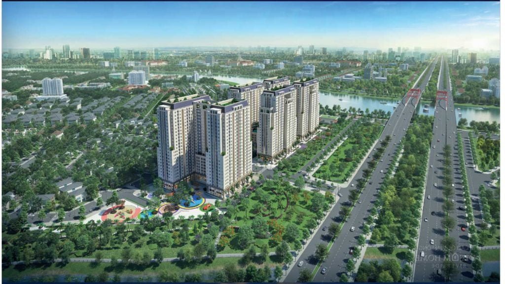 Hình phối cảnh dự án căn hộ Dream Home Riverside Quận 8