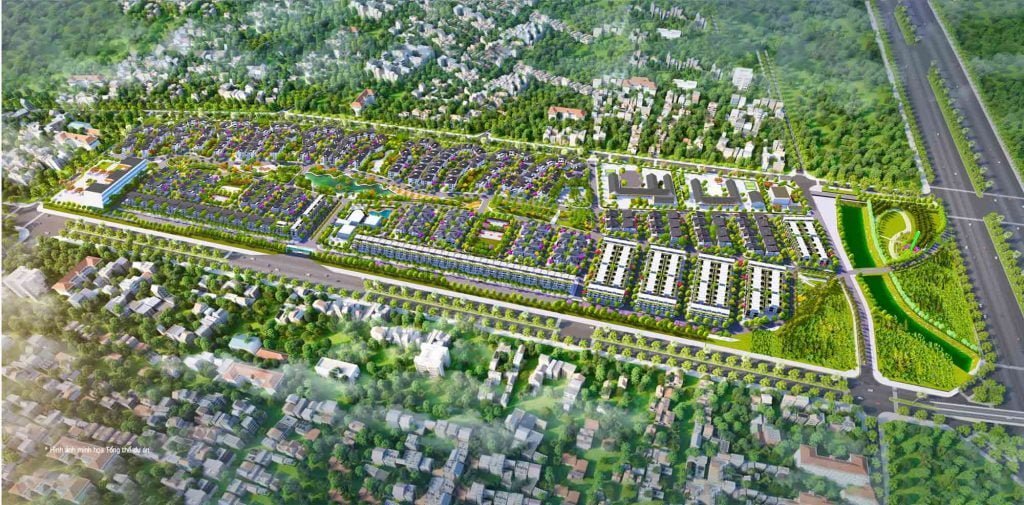 Hình phối cảnh dự án Hado Charm Villas