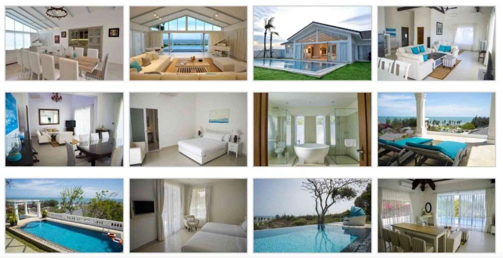 Hình ảnh thực tế về các phòng và biệt thự của khu nghỉ dưỡng