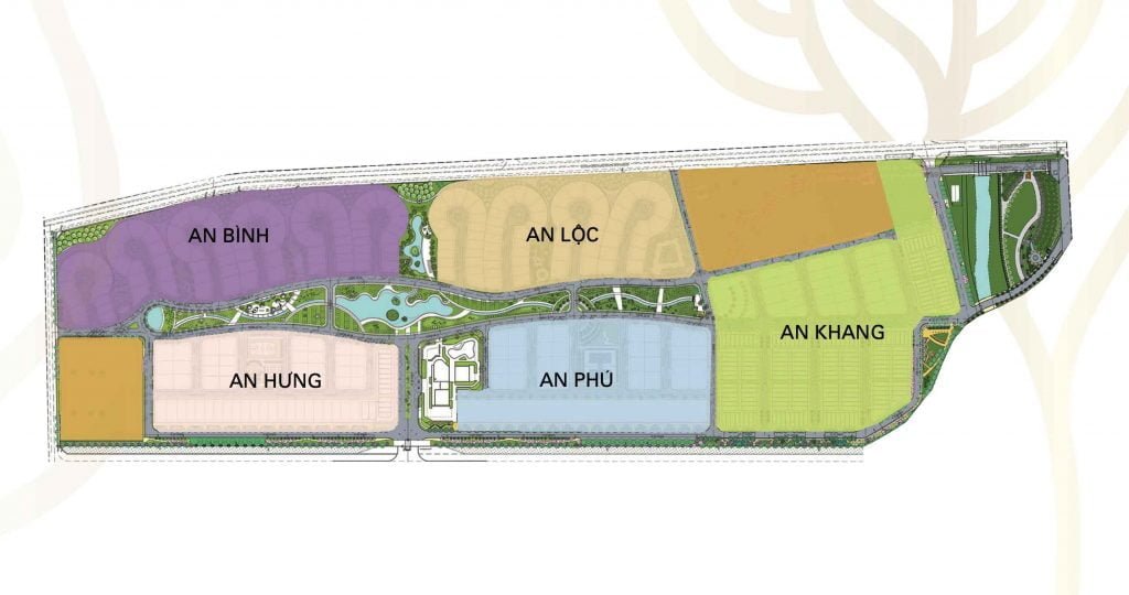 Mặt bằng phân khu