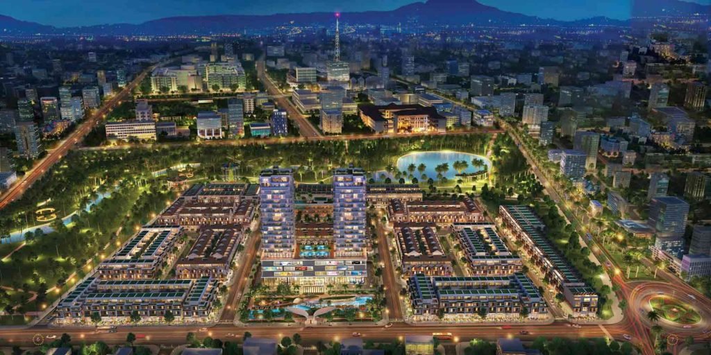 Hình phối cảnh Nhà phố đất nền Barya Citi