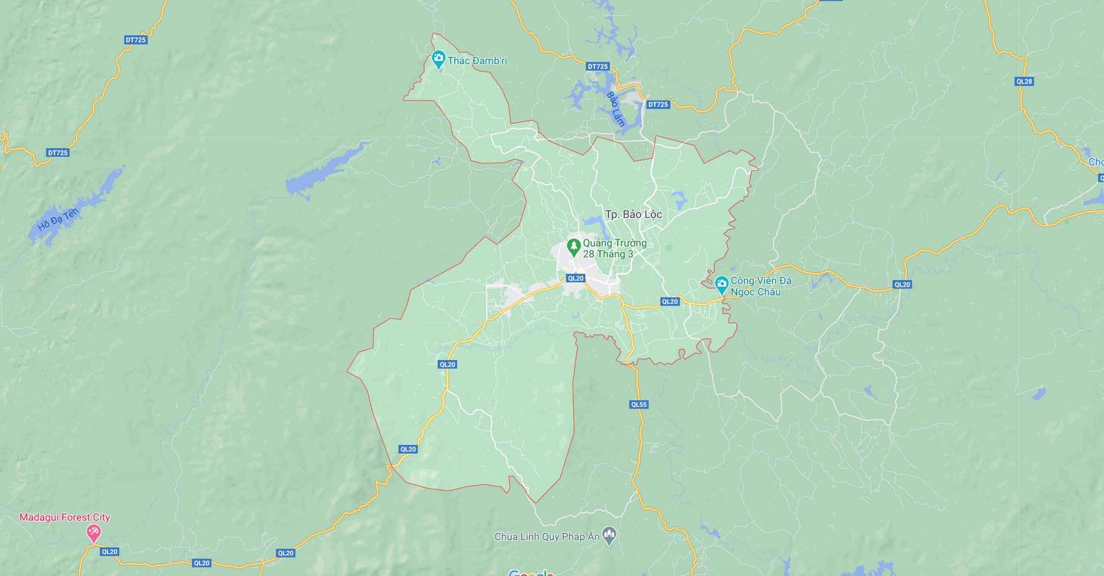 Các dự án Bảo Lộc Lâm Đồng