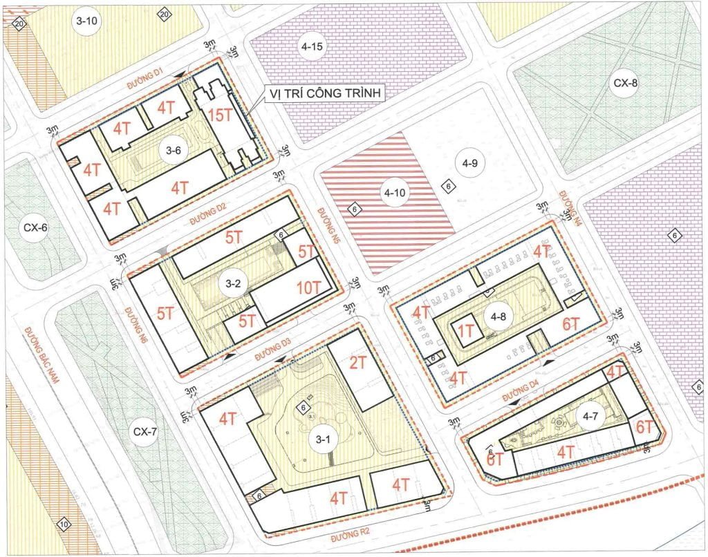 Mặt bằng 5 khu Thủ Thiêm Lake View