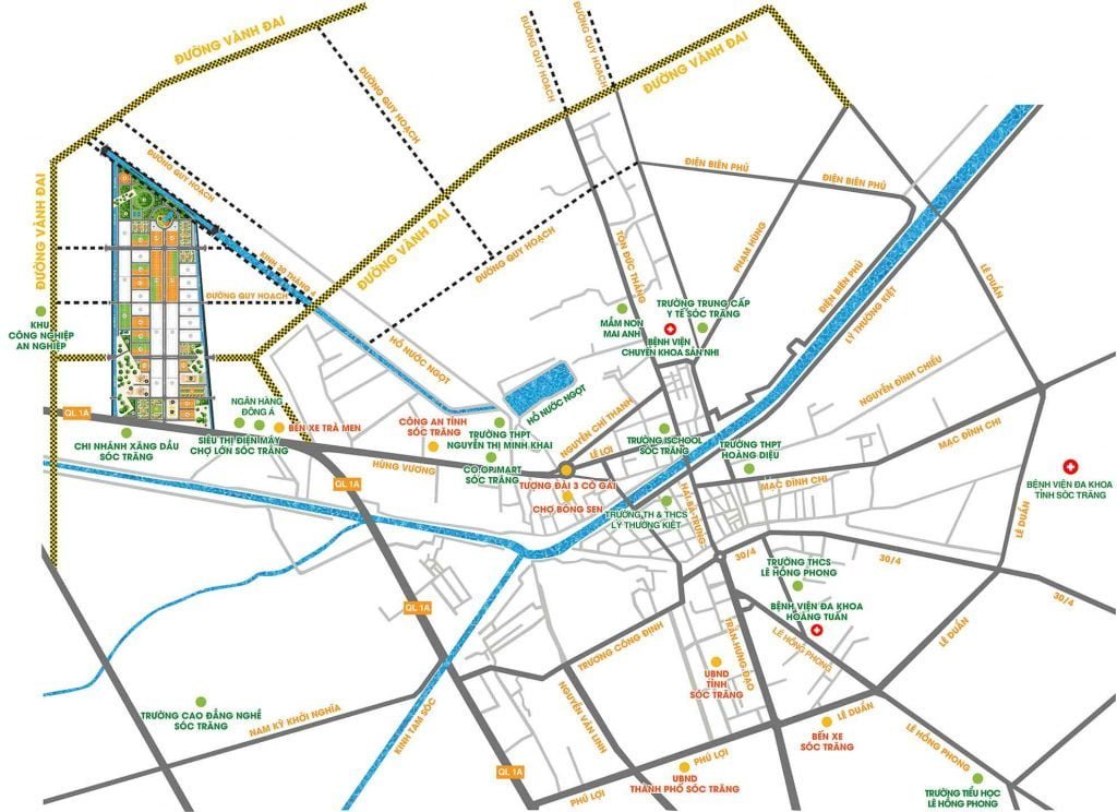 Bản đồ ví trí dự án Vạn Phát Avenue