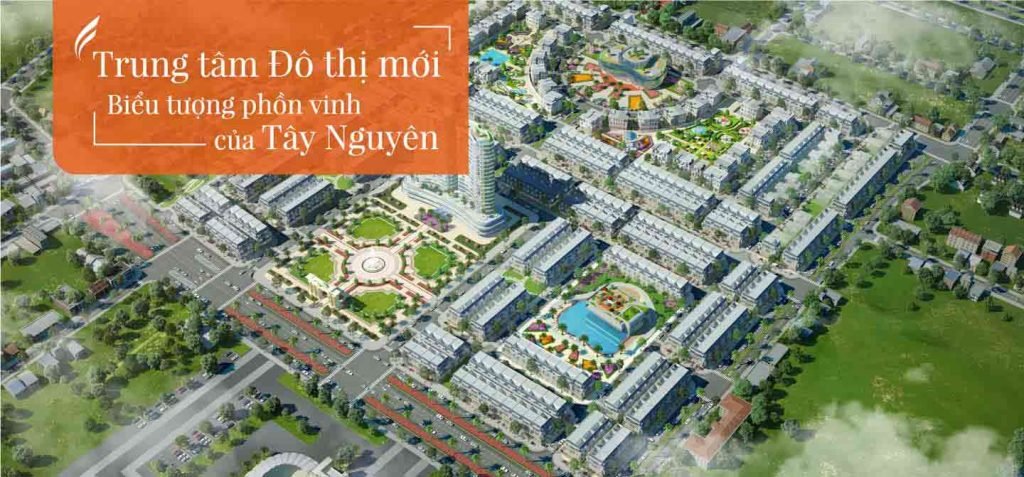 Hình phối cảnh tổng thể dự án FLC Legacy Kon Tum