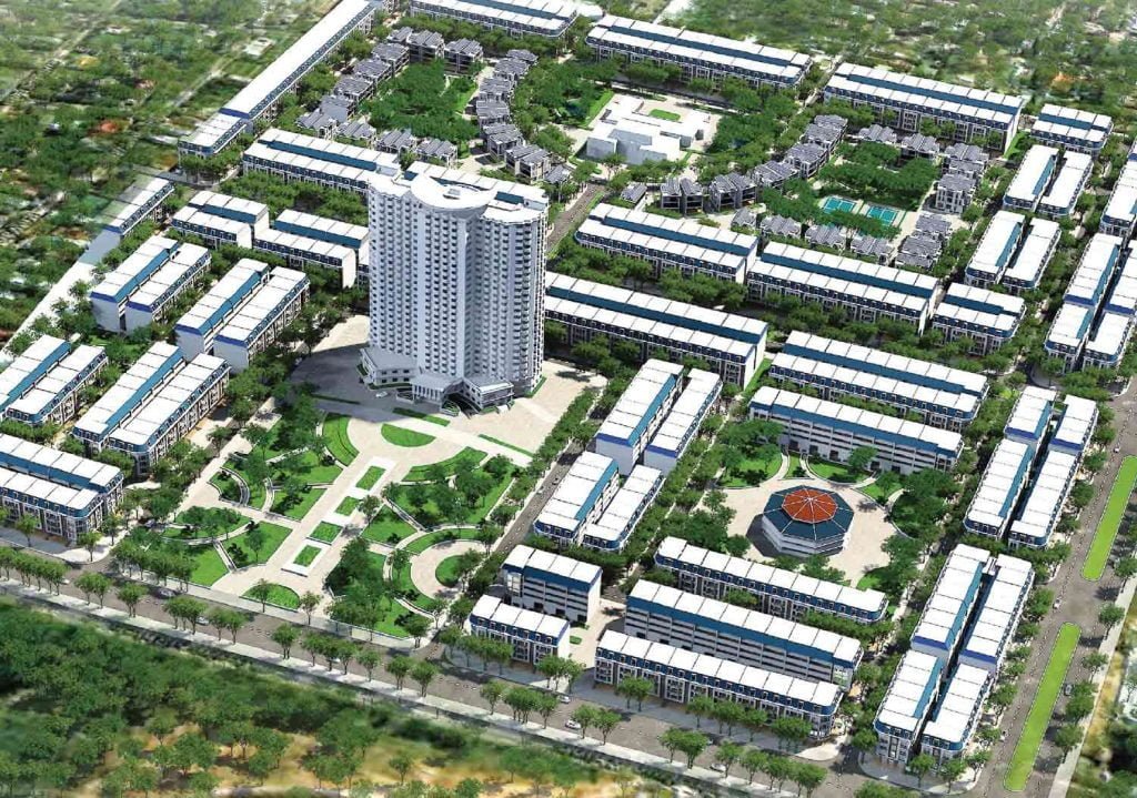 Hình phối cảnh tổng thể dự án