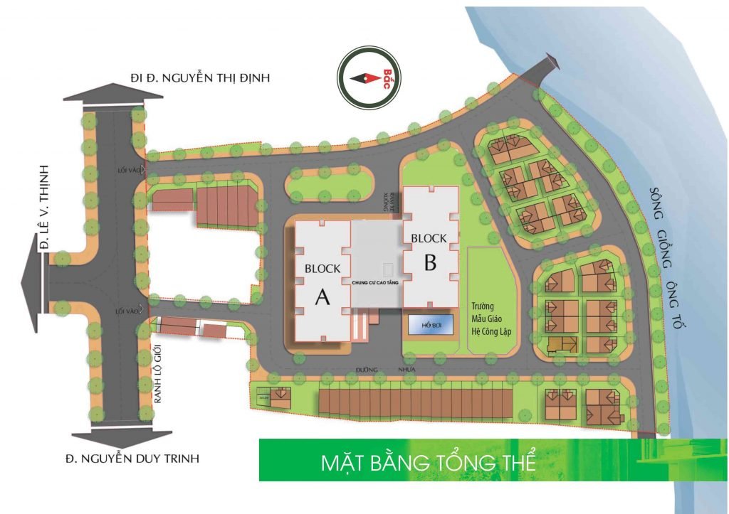 Mặt bằng căn hộ Homyland 3