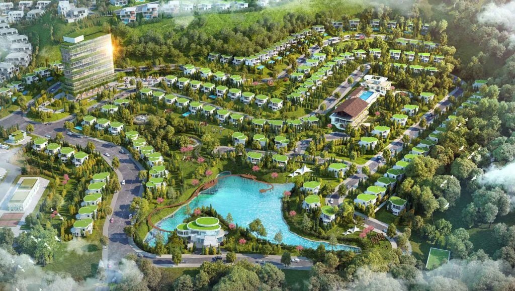 Toàn cảnh dự án Ivory Villas & Resort Hòa Bình