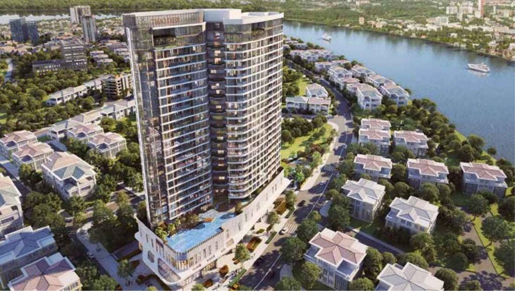 HÌnh phối cảnh dự án Thảo Điền Green