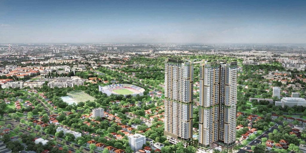 Hình phối cảnh dự án Happy One Central