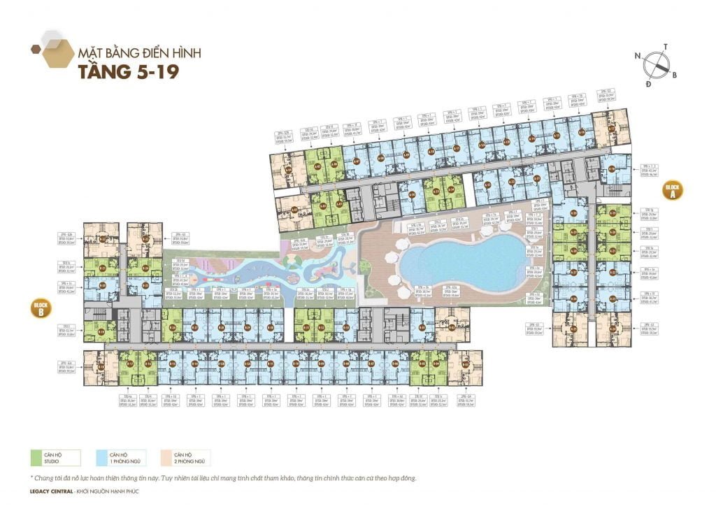 Mặt bằng tầng điển hình